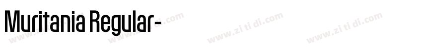 Muritania Regular字体转换 Muritania Regular字体转换